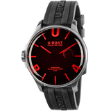 DARKMOON 44MM RED GLASS SS
