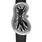 EXAEQUO Melting Watch Silver Black