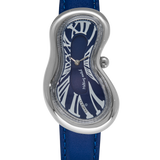EXAEQUO Melting Watch Silver Blue