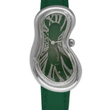 EXAEQUO Melting Watch Silver Green