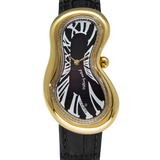 EXAEQUO Melting Watch Gold Black